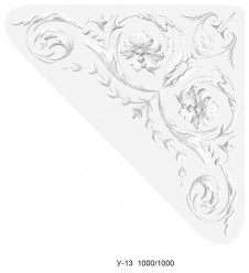 Угол из гипса ArtDeco У-13 (1000/1000)