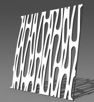 Резная 3D перегородка А12 Морской зов